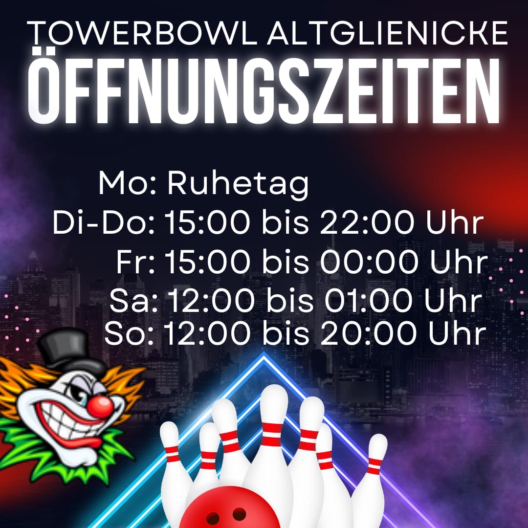 Neue Öffnungszeiten für den Sommer! 
Gültig vom 08.06.26-30.09.26